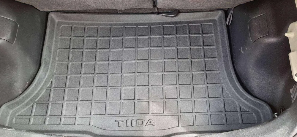 Tapete de porta-malas termoformado 3mm Todoparts Nissan Tiida Hatchback 2006 2016