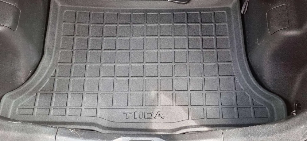 Tapete de porta-malas termoformado 3mm Todoparts Nissan Tiida Hatchback 2006 2016