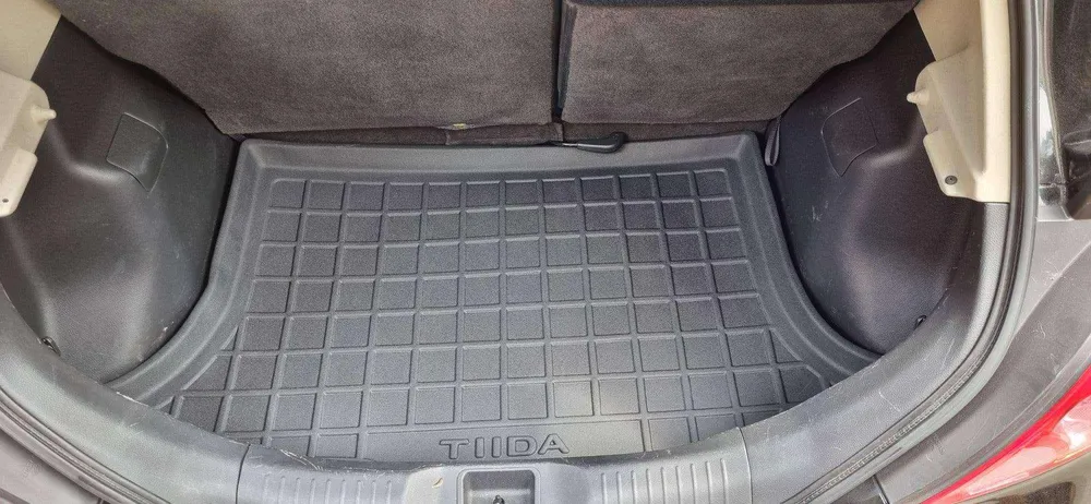 Tapete de porta-malas termoformado 3mm Todoparts Nissan Tiida Hatchback 2006 2016