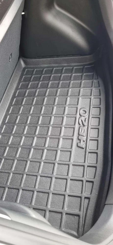 Tapete de porta-malas termoformado Todoparts 3mm Hyundai Getz HB20 2021 2025