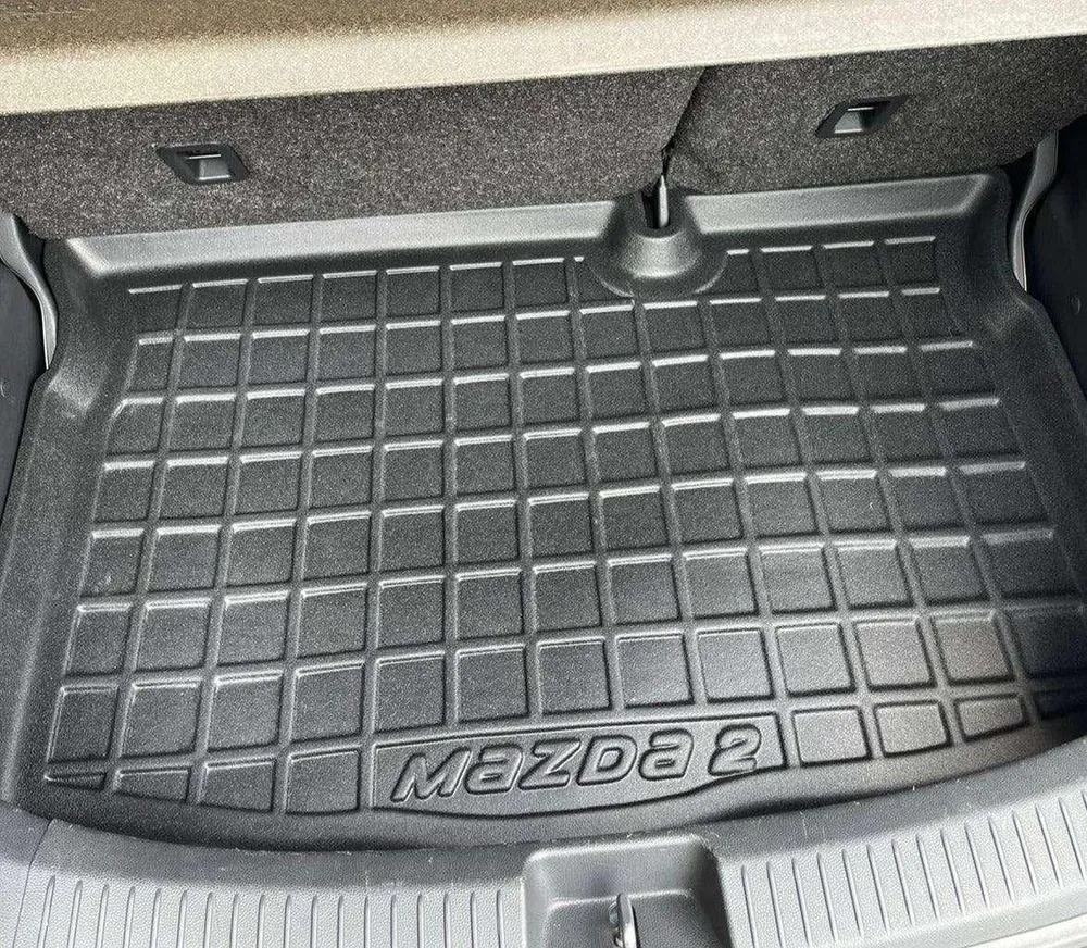 Tapete de porta-malas termoformado Todoparts 3mm Mazda 2 Hatchback 2008 2015