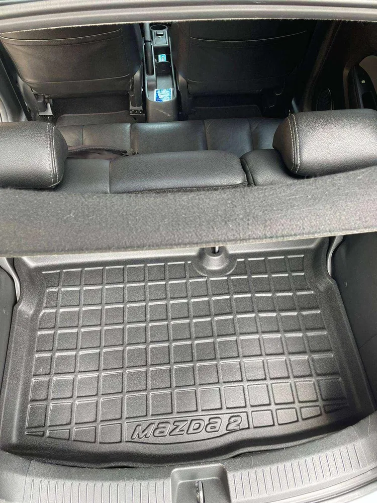 Tapete de porta-malas termoformado Todoparts 3mm Mazda 2 Hatchback 2008 2015