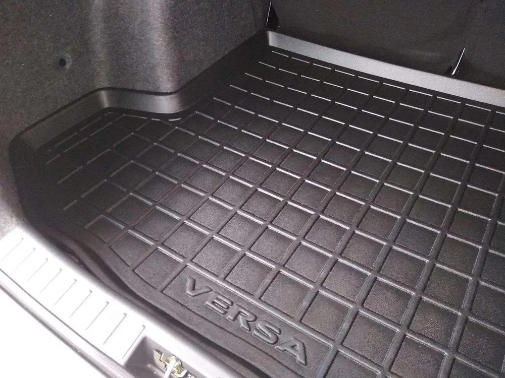Tapete de porta-malas termoformado Todoparts 3mm Nissan Versa 2012 2019