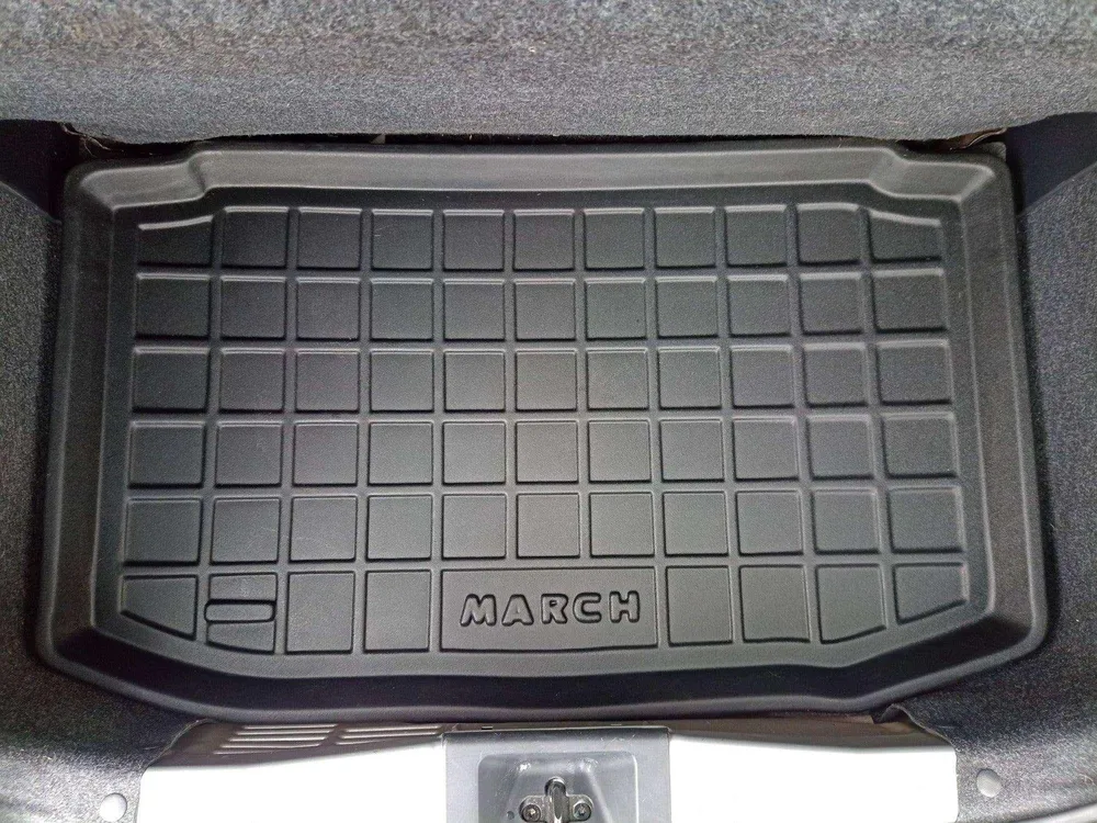Tapete de porta-malas termoformado Todoparts 3mm Nissan março de 2011 2024