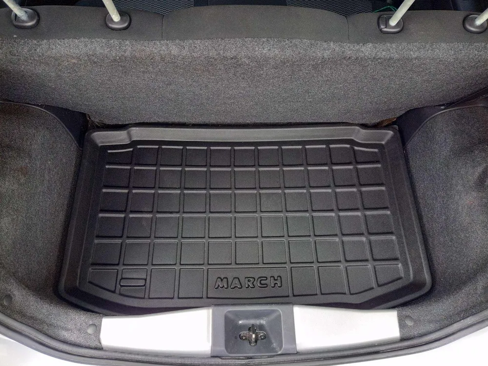 Tapete de porta-malas termoformado Todoparts 3mm Nissan março de 2011 2024