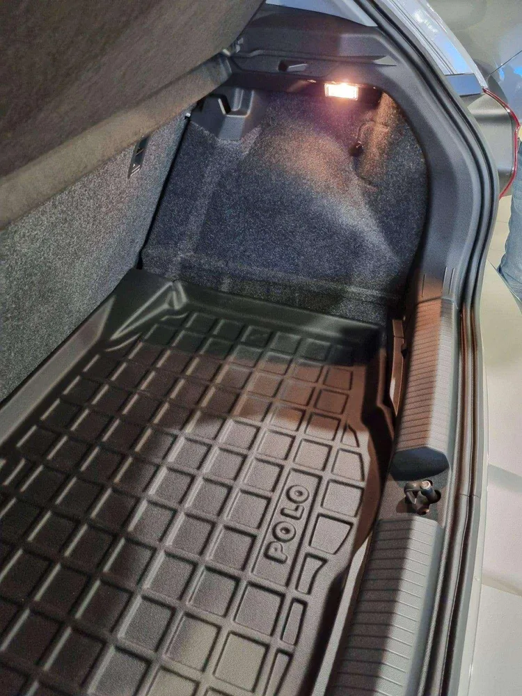 Tapete de porta-malas termoformado Todoparts 3mm Volkswagen Polo 2020 2025