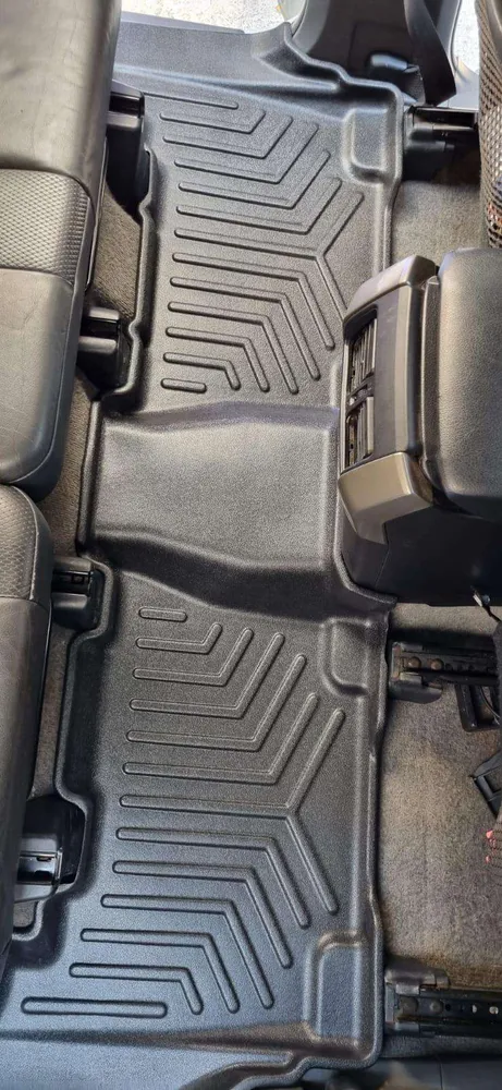 Tapete termoformado fosco para segunda fileira Todoparts Toyota Prado 2010 2024