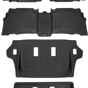 Tapetes Termoformados 3 Fileiras + Porta-malas Todoparts Toyota Fortuner 2017 2025