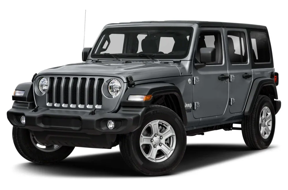 Tapetes termoformados foscos Todoparts 1ª fileira Jeep Wrangler 2 portas 2007 2022