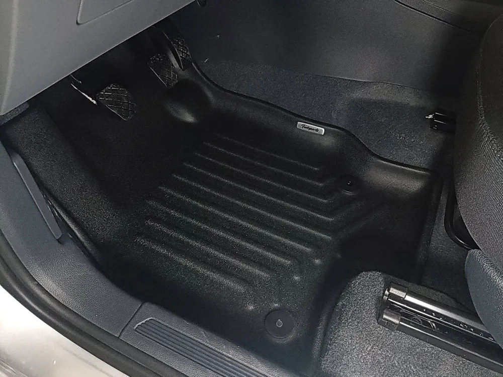 Tapetes termoformados foscos Todoparts 1ª fileira Volkswagen Polo 2020 2025
