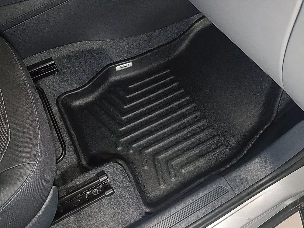 Tapetes termoformados foscos Todoparts 1ª fileira Volkswagen Polo 2020 2025