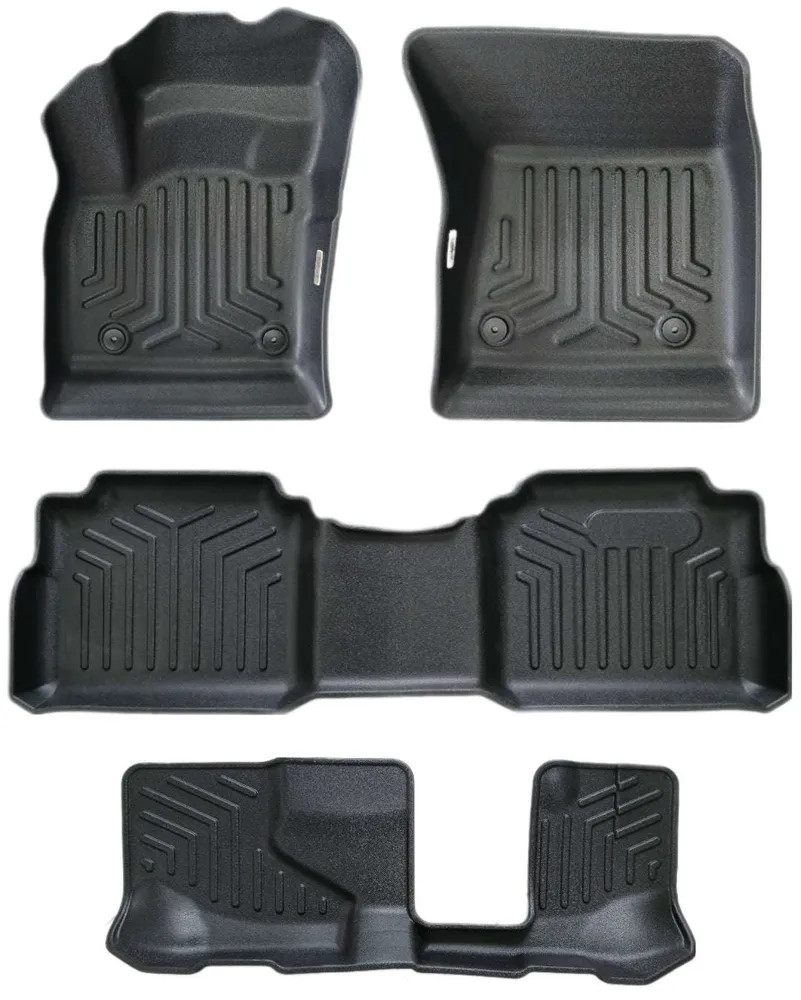 Tapetes termoformados foscos Todoparts 3 fileiras Nissan X-Trail 2024 2026