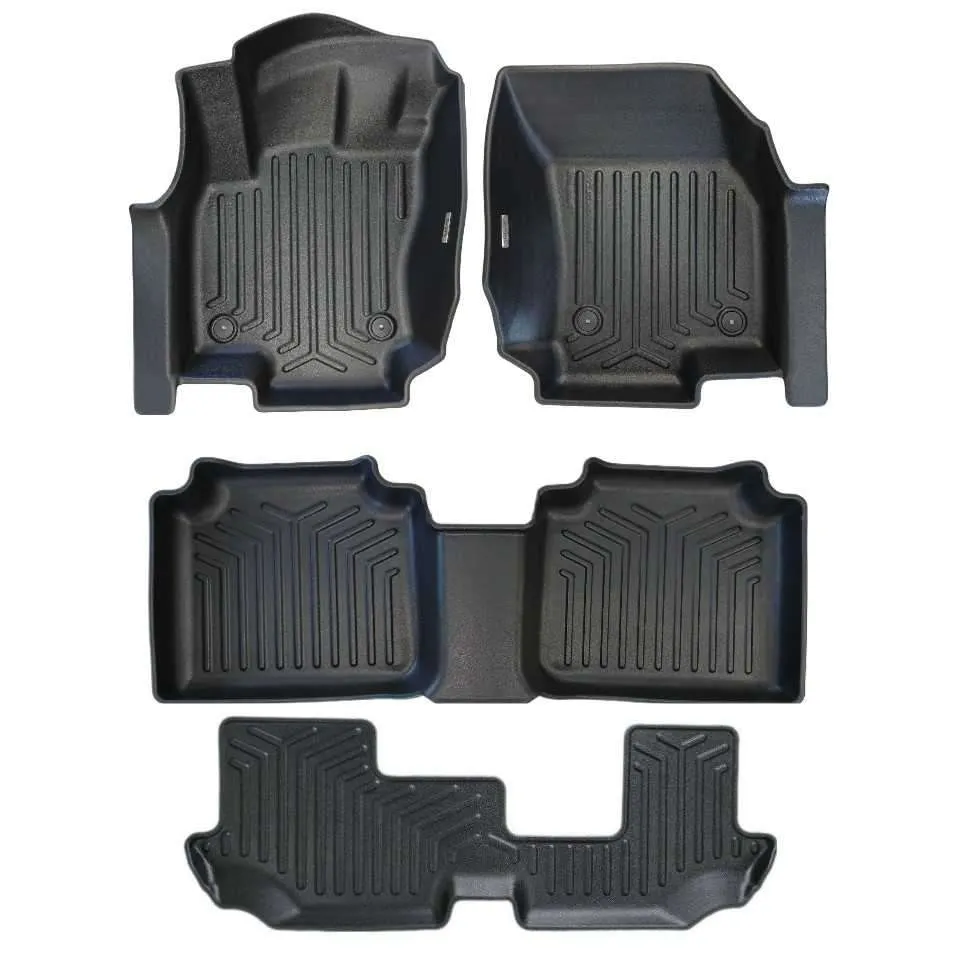 Tapetes termoformados foscos Todoparts 3 fileiras Volkswagen Tiguan 2018 2025