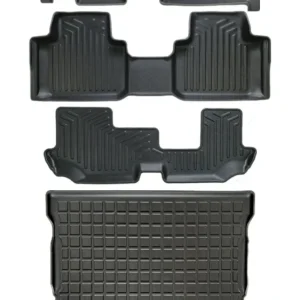 Tapetes Termoformados Todoparts Advance Matte 3 Fileiras + Porta-malas Volkswagen Teramont 2021 2025