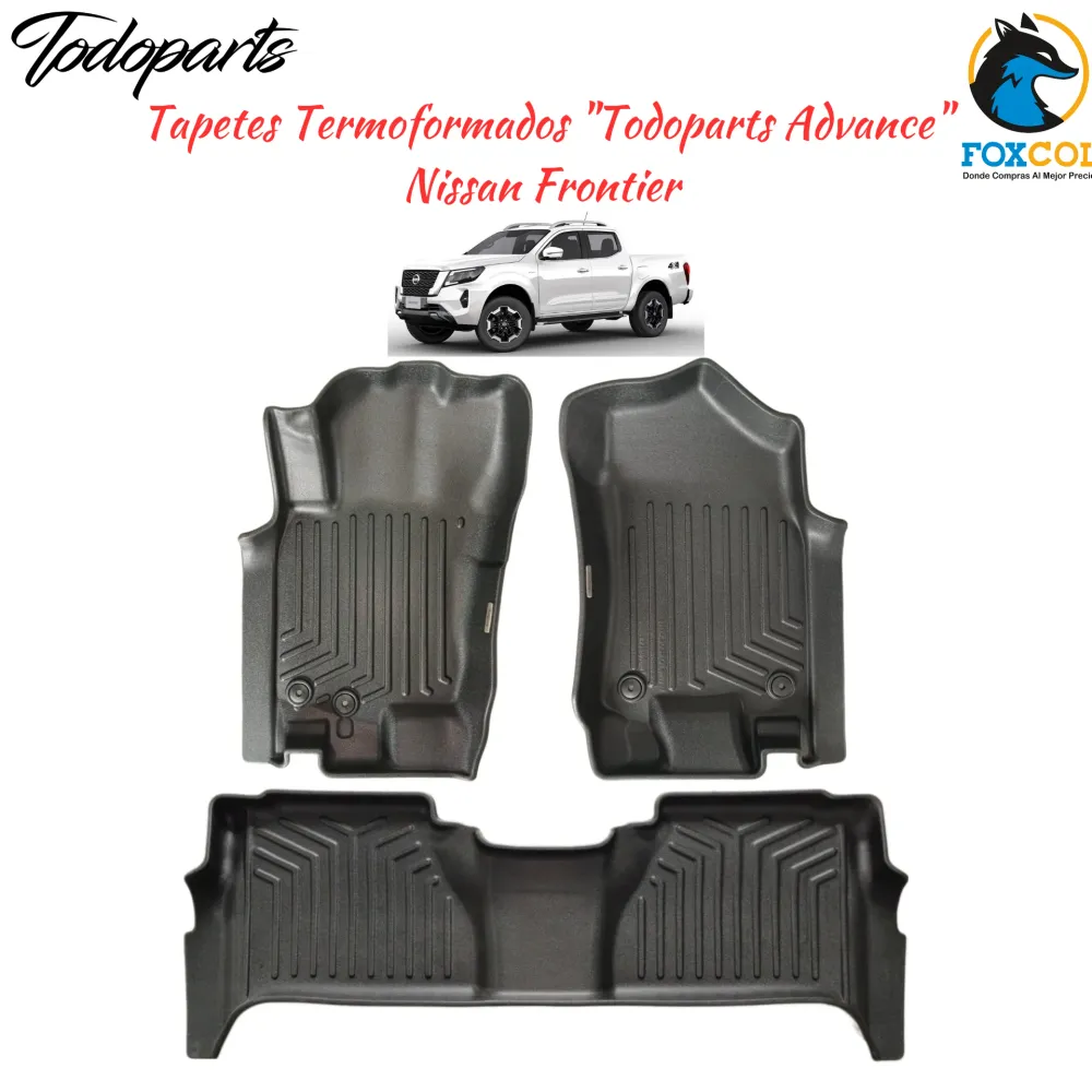Tapetes Termoformados Todoparts Advance Nissan Frontier NP300 2016 2025