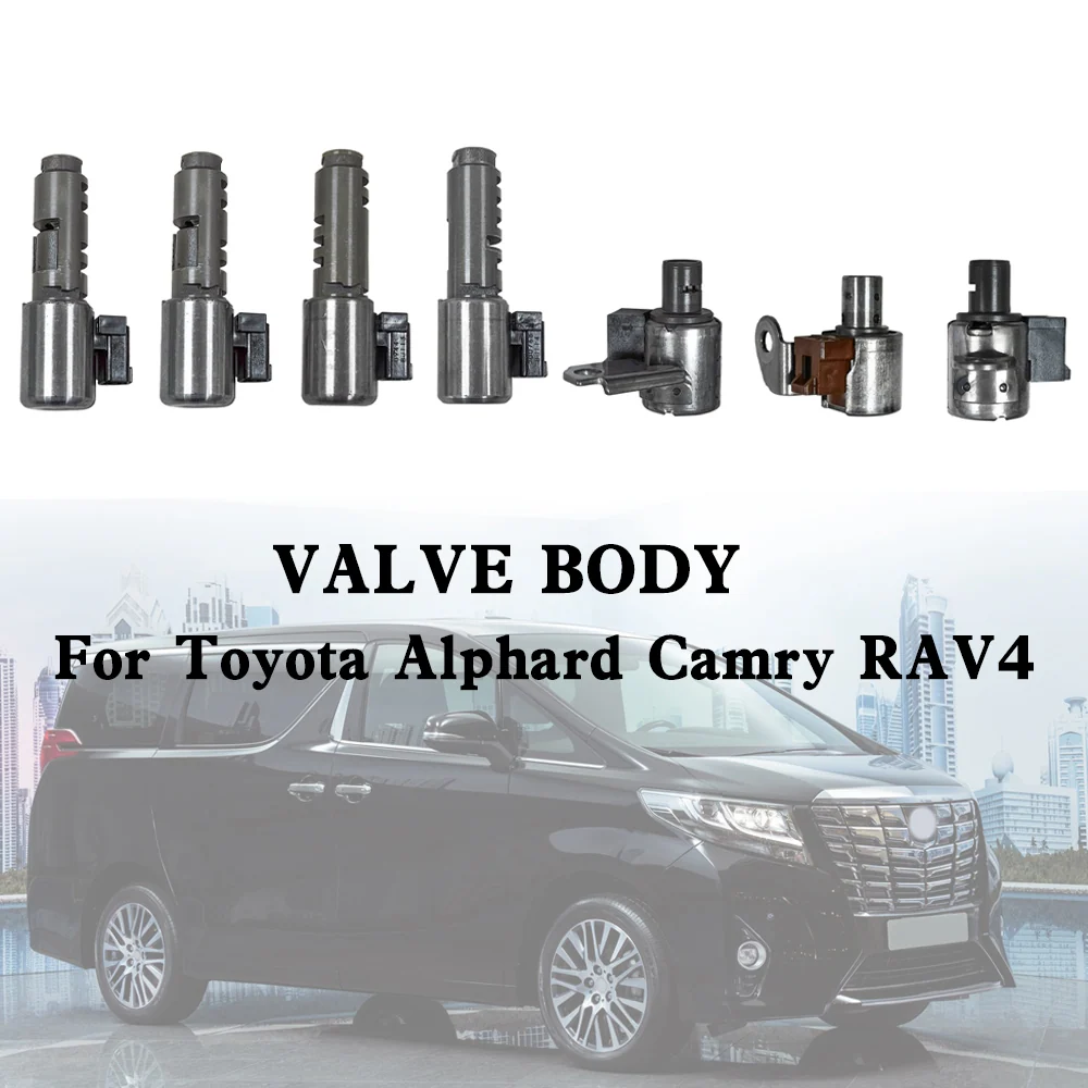 Toyota Alphard Camry RAV4 U150 U151 Solenóides de transmissão U151E Kit de válvula Fedex Express
