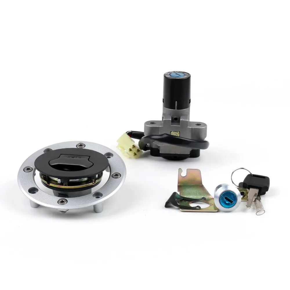 Trava do interruptor de ignição & Conjunto de chaves para tampa de combustível Suzuki GS500 2001-2012 Genérico