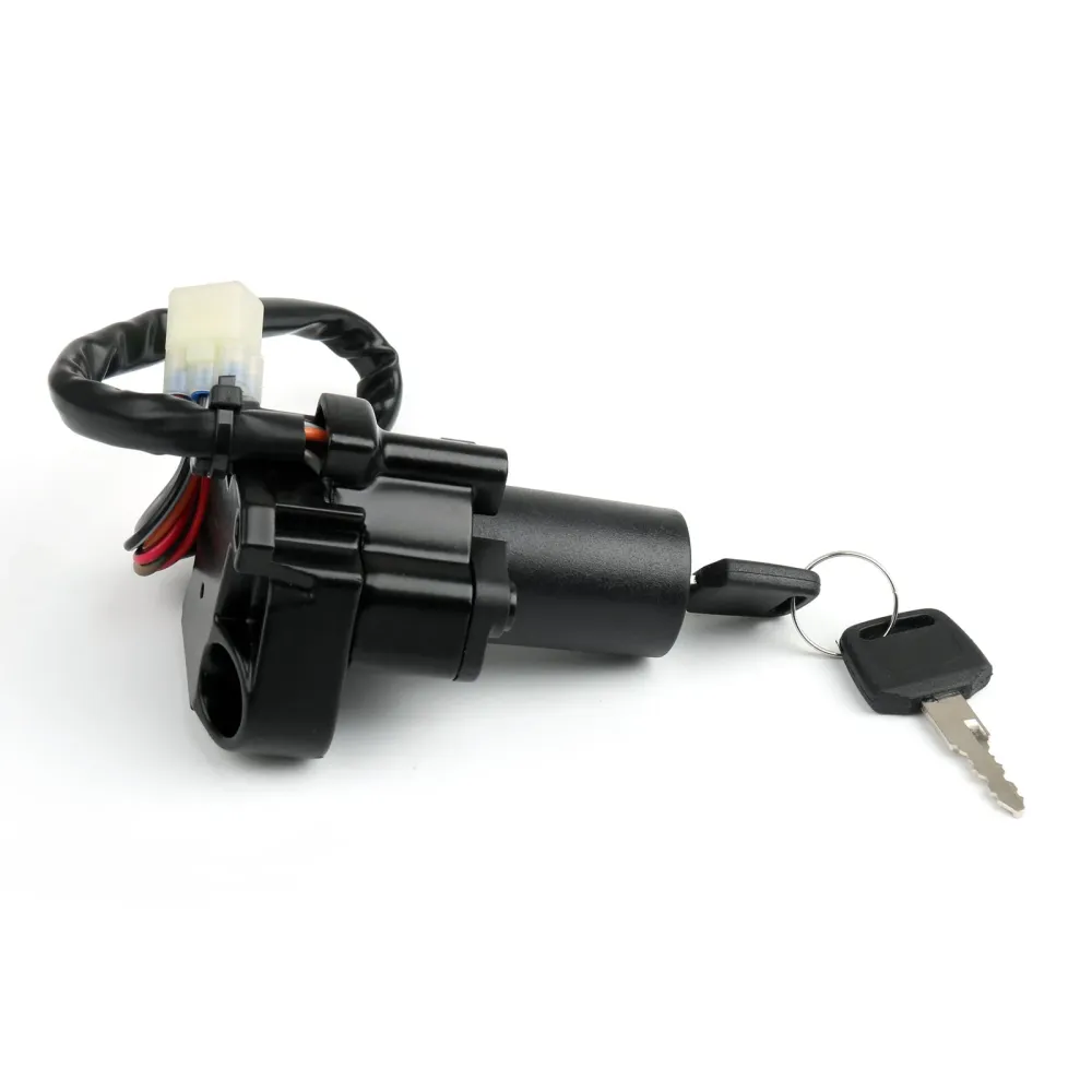 Trava do interruptor de ignição & Conjunto de chaves para tampa de tanque de combustível para Suzuki GSX1300RX Hayabusa 19...