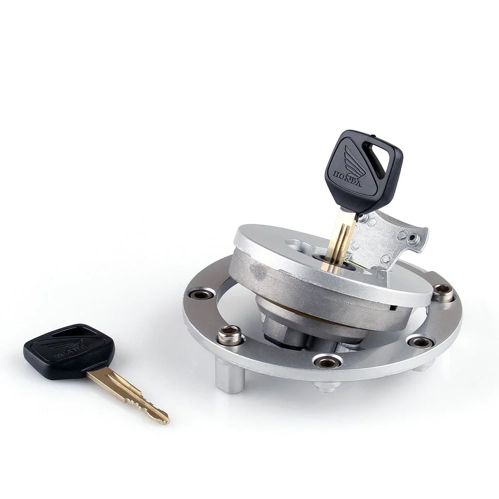 Trava do interruptor de ignição & Conjunto de chaves para tampa de combustível Honda CBR 600 1000 RR 2008-2013 Genérico