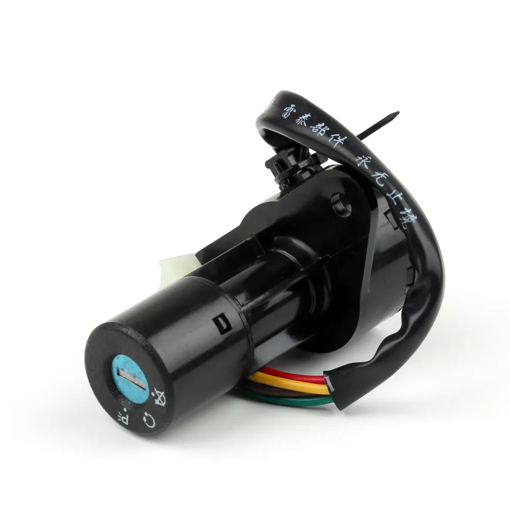 Trava do interruptor de ignição & Conjunto de chaves para tampa de tanque de combustível para Suzuki GS125 4 fios 1982-200...