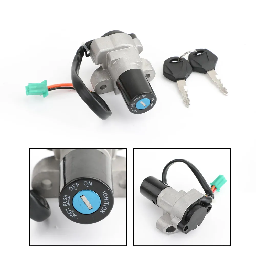 Trava do interruptor de ignição & Kit de chaves para Suzuki GSXR 250 13-17 GW250 Inazuma 14-17 Genérico