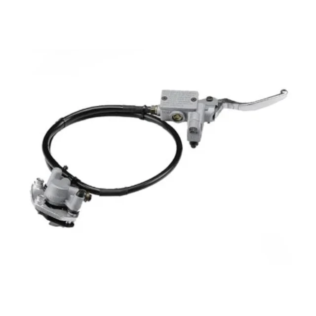 Travão dianteiro completo 1 pistão L.1000mm Ø10/Ø8 Pitbike YCF F88S Lite
