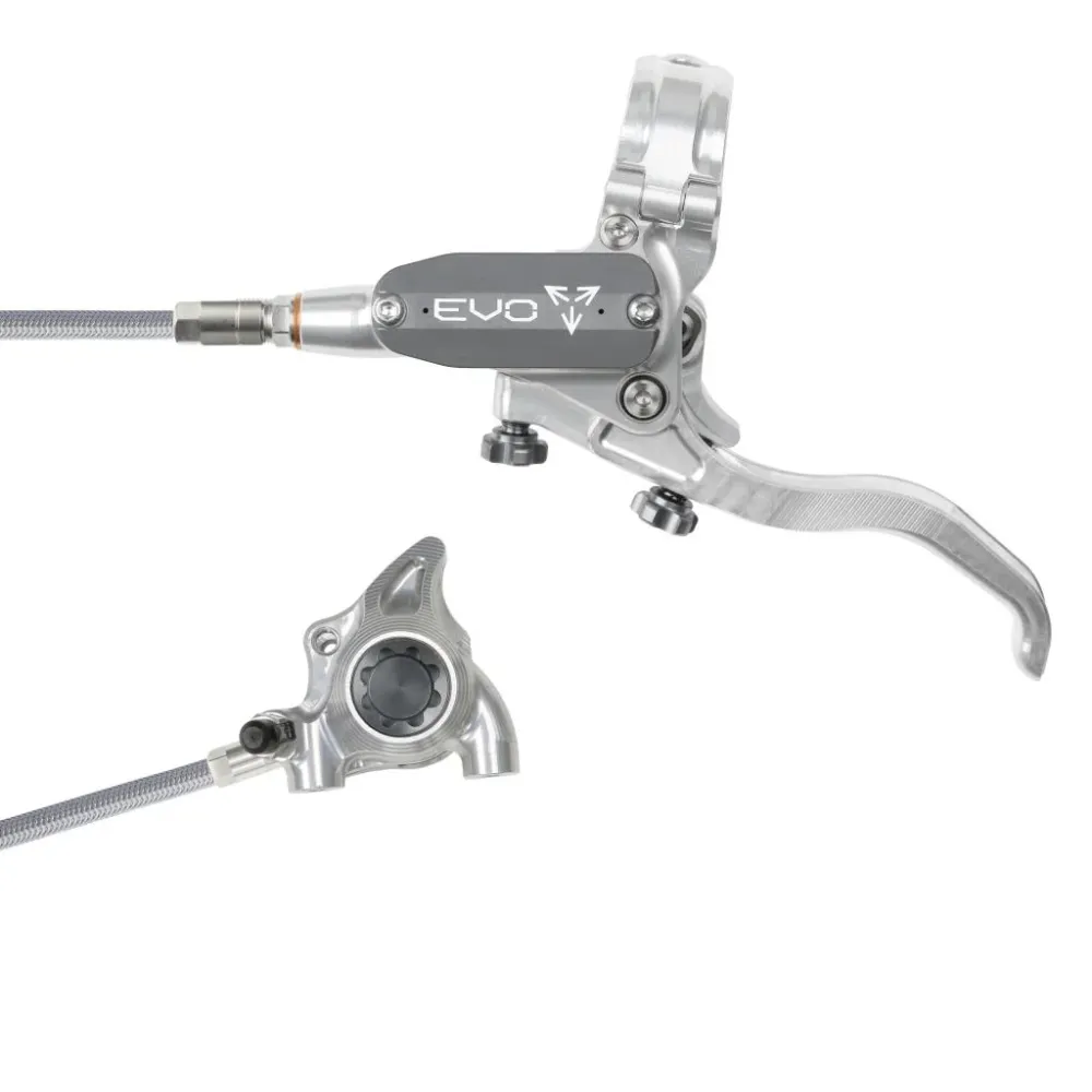 Travão dianteiro HOPE TECH 4 EVO X2 FM Aviation Prata/Fumo
