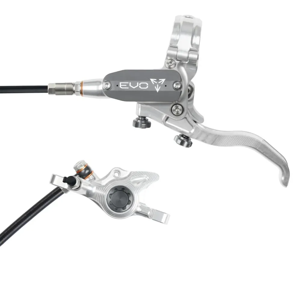 Travão dianteiro HOPE TECH 4 EVO X2 PM Prata/Fumo