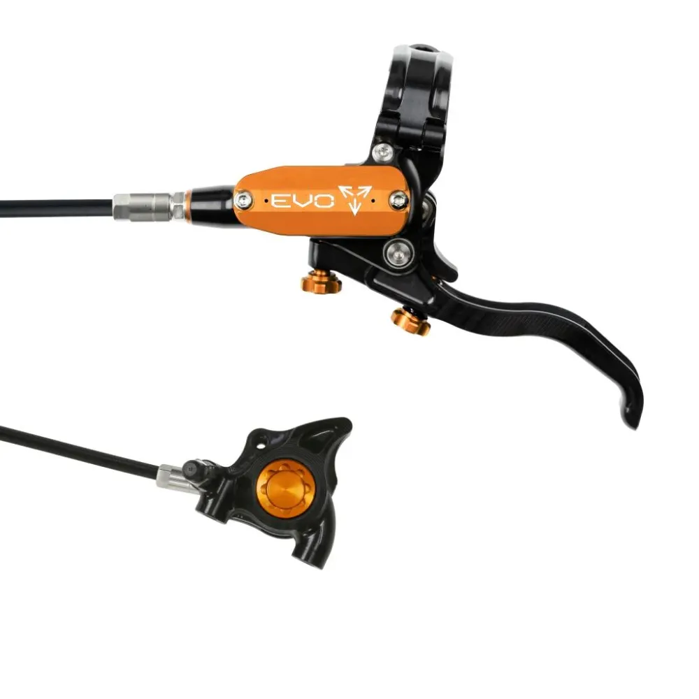 Travão dianteiro HOPE TECH 4 EVO X2 FM Preto/Laranja