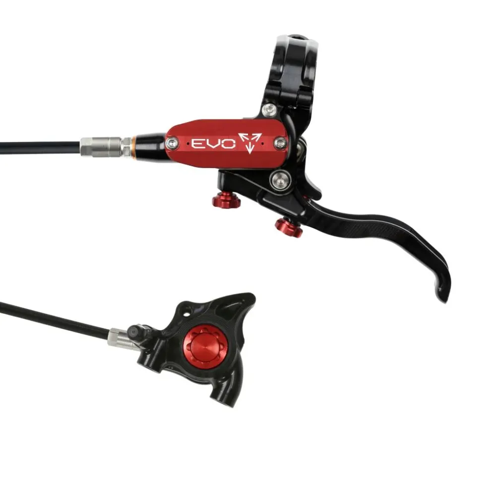 Travão dianteiro HOPE TECH 4 EVO X2 FM Preto/Vermelho