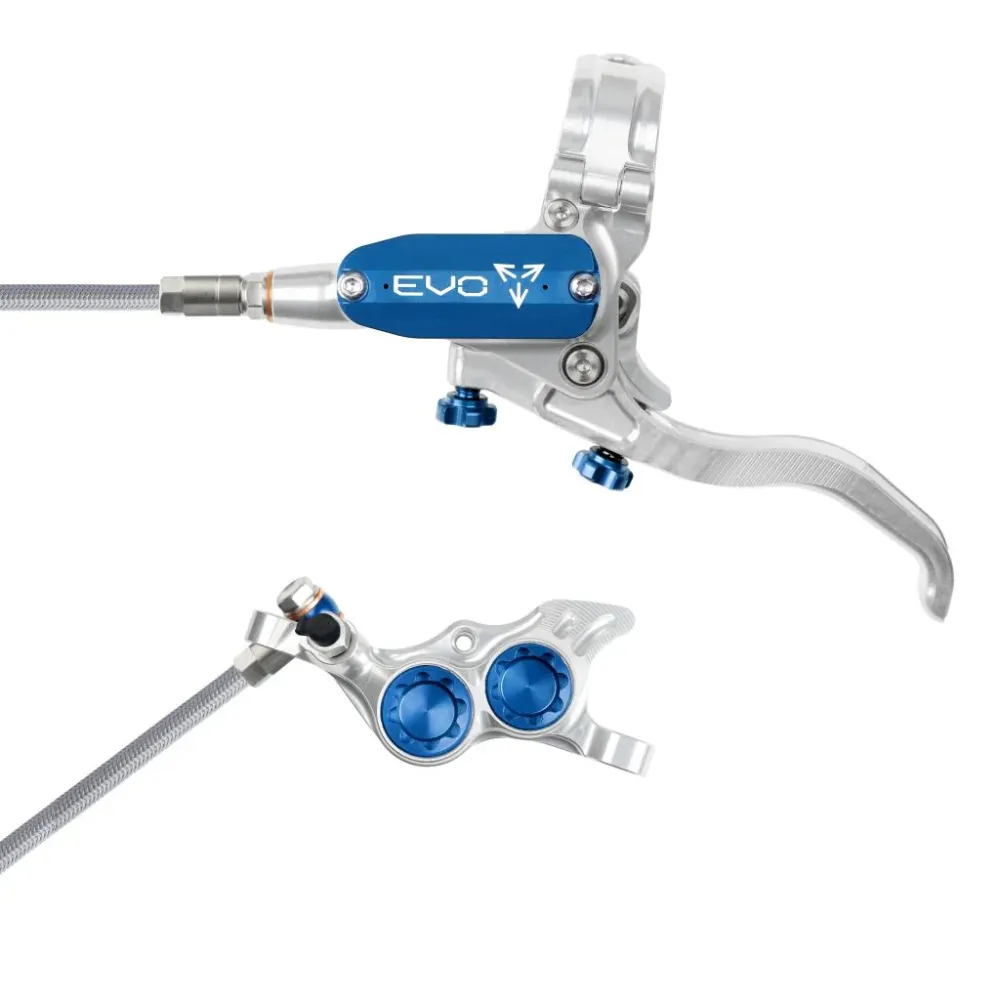 Travão dianteiro HOPE TECH 4 EVO TR4 Aviation Prata/azul