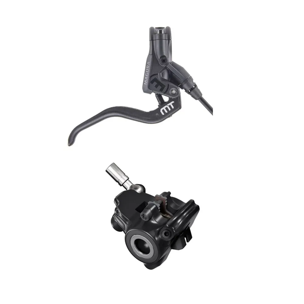 Travão dianteiro ou traseiro MAGURA MT4 FLATMOUNT Preto