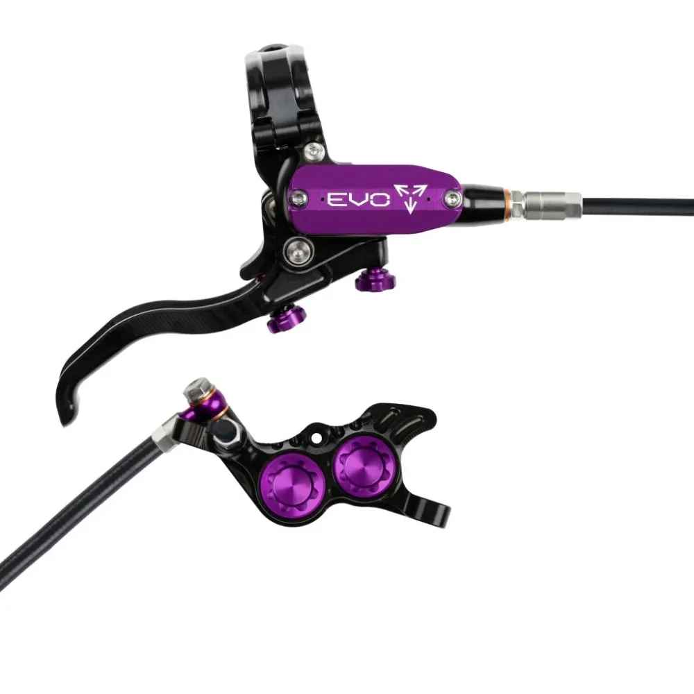 Travão traseiro HOPE TECH 4 EVO GR4 Preto/Violeta