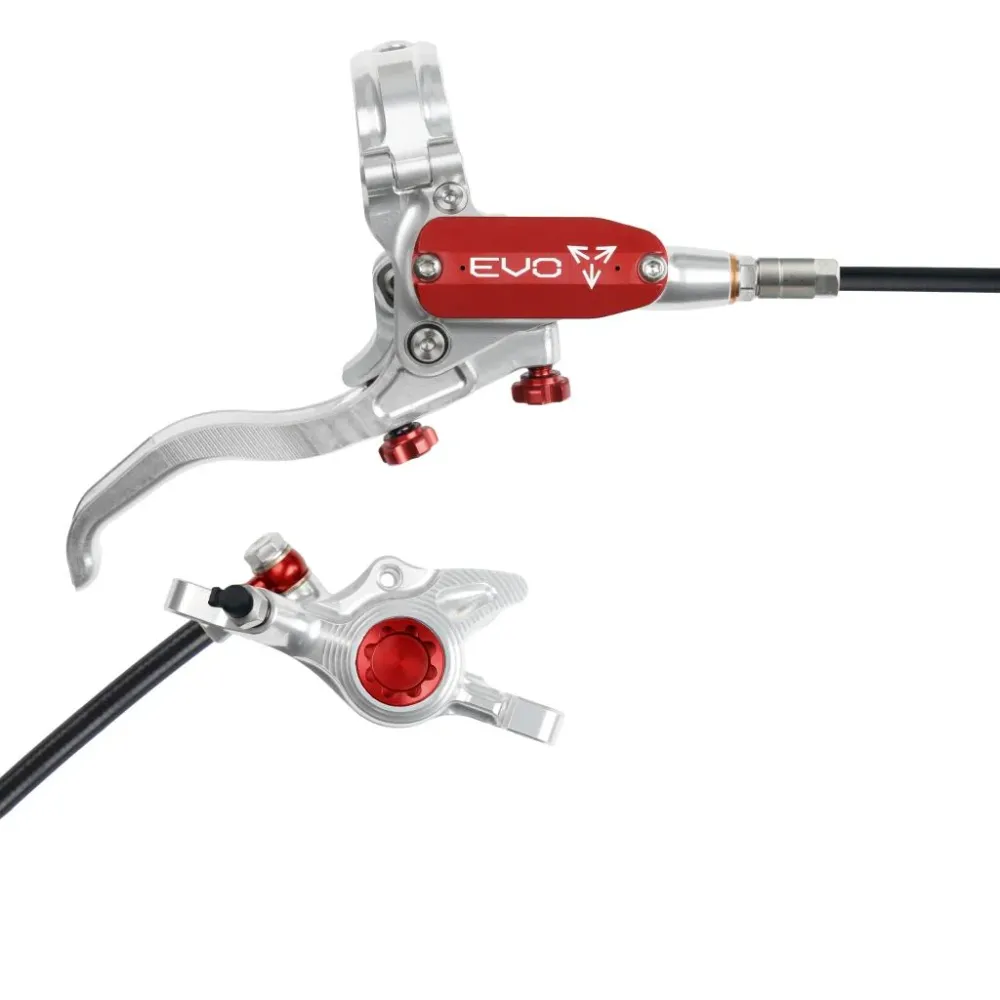 Travão traseiro HOPE TECH 4 EVO X2 PM prata/vermelho