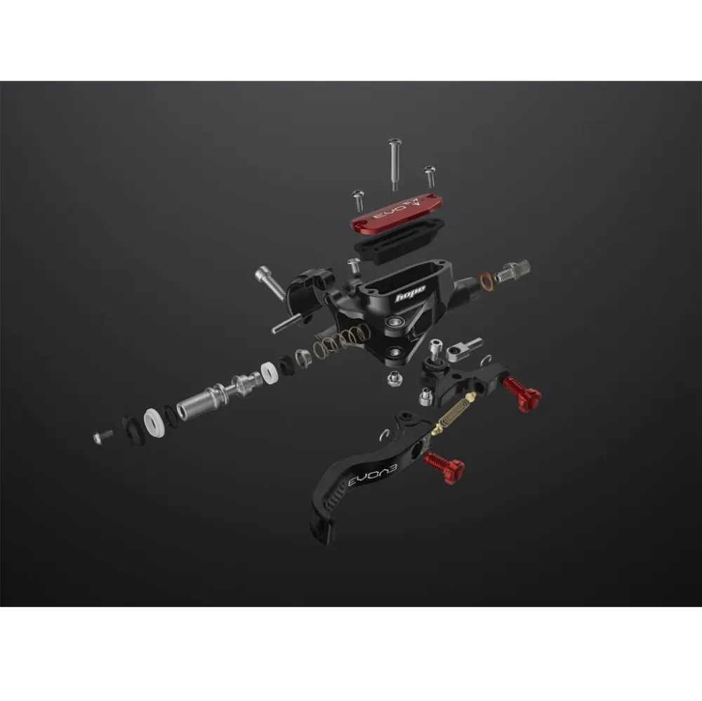 Travão traseiro HOPE TECH 4 EVO X2 FM Preto/Vermelho