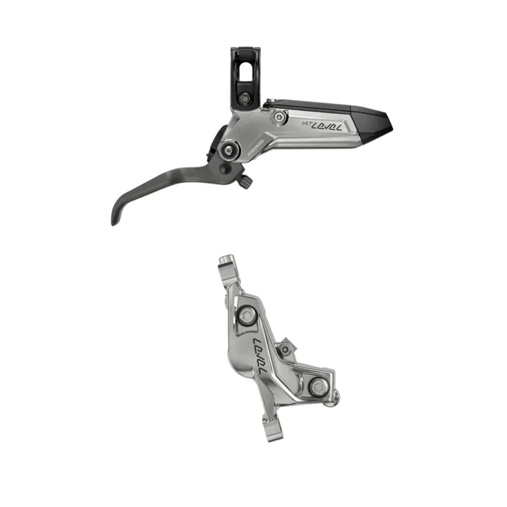 Travão traseiro SRAM LEVEL ULTIMATE STEALTH de 4 pistões, prateado