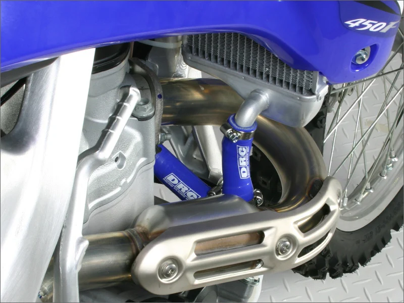 Tubos de radiador DRC para YAMAHA WRF/YZF Azul