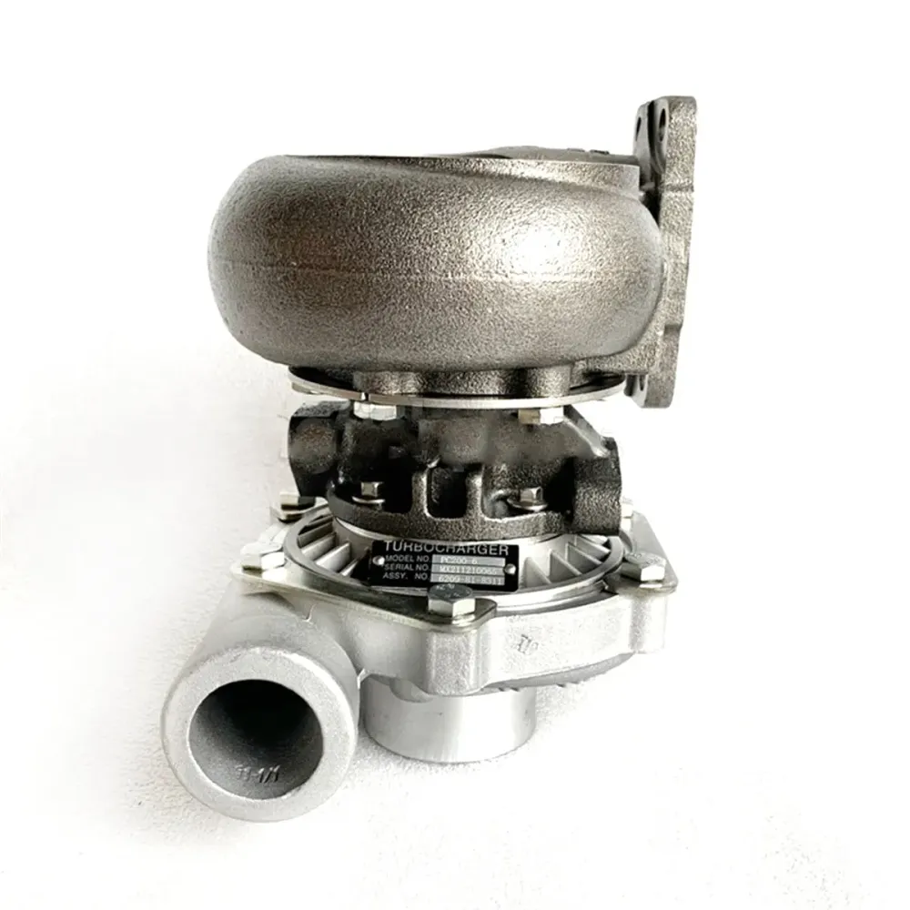 Turbocompressor 6207-81-8330 para escavadeira Komatsu PC200-6 PC210LC-6 motor S6D95L-1