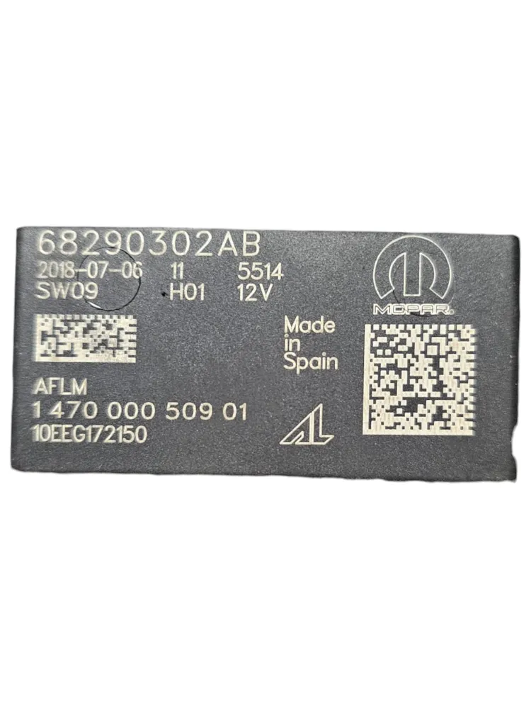 Unidade de controle Ajustando os faróis Jeep Cherokee KL COD: 68290302AB (2013-2023)