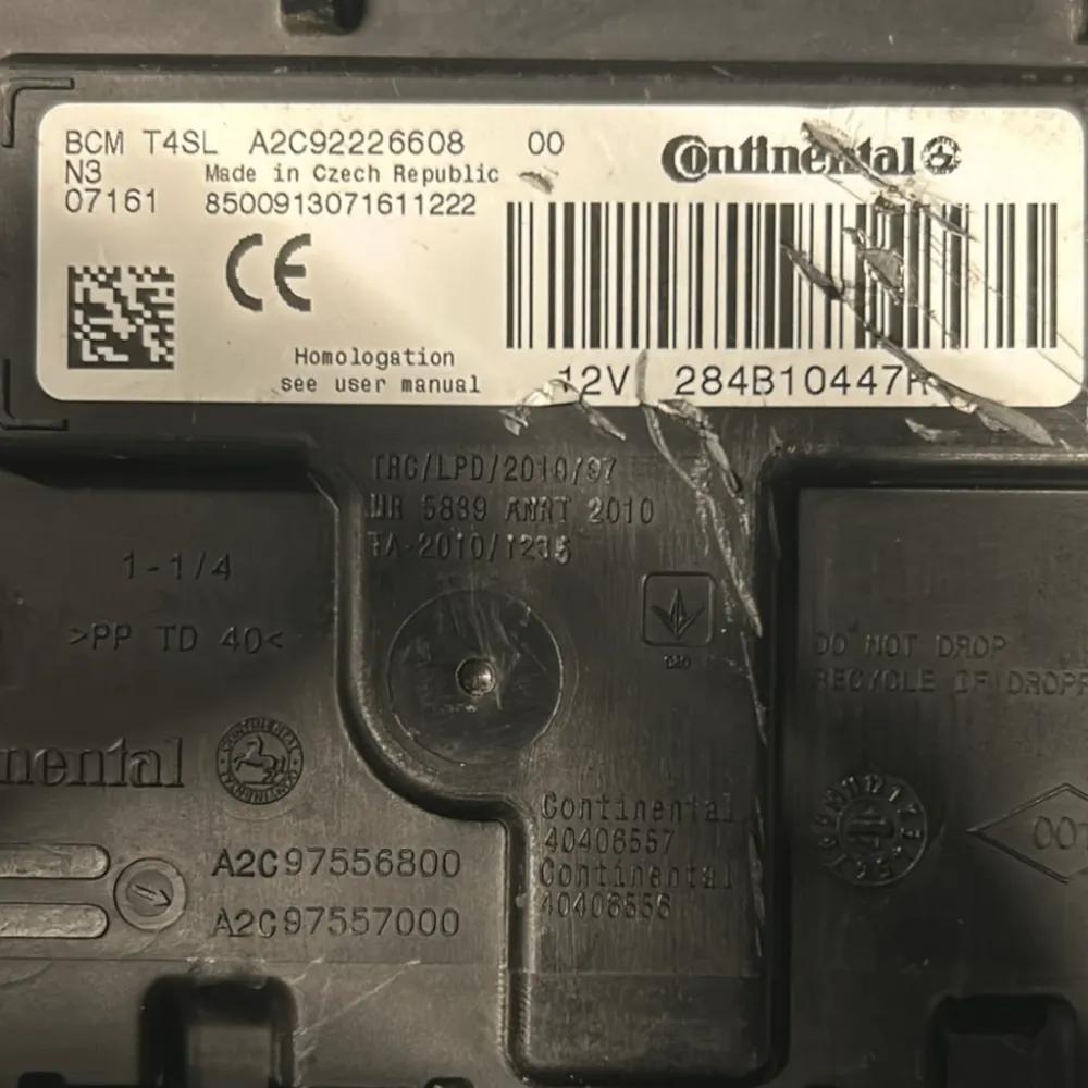 Unidade de controle de computador corporal Renault Clio IV 1.5 Diesel COD: A2C92226608 (2012> 2021)