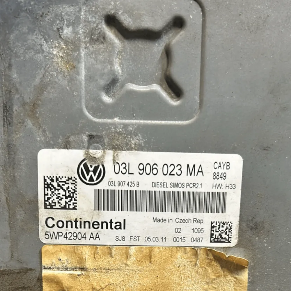 Unidade de controle da ECU Volkswagen Polo (6R) 1.6 Diesel Cod: 03L906023MA (2009> 2017)