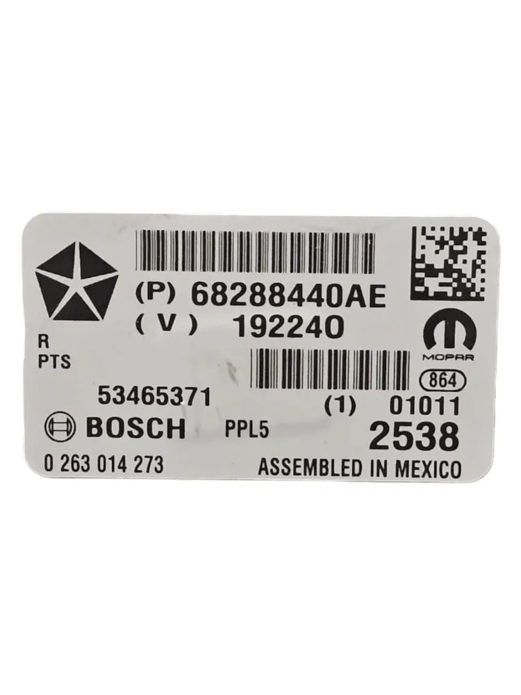 Unidade de controle do sensor de estacionamento Jeep Cherokee KL COD: 68288440AE (2013-2023)