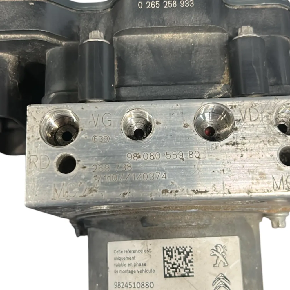Unidade de controle da unidade / bomba abds citroen jumper iii coD.9808055980 2.0 diesel (2014>) COD. 0265258933 Cod.98245...
