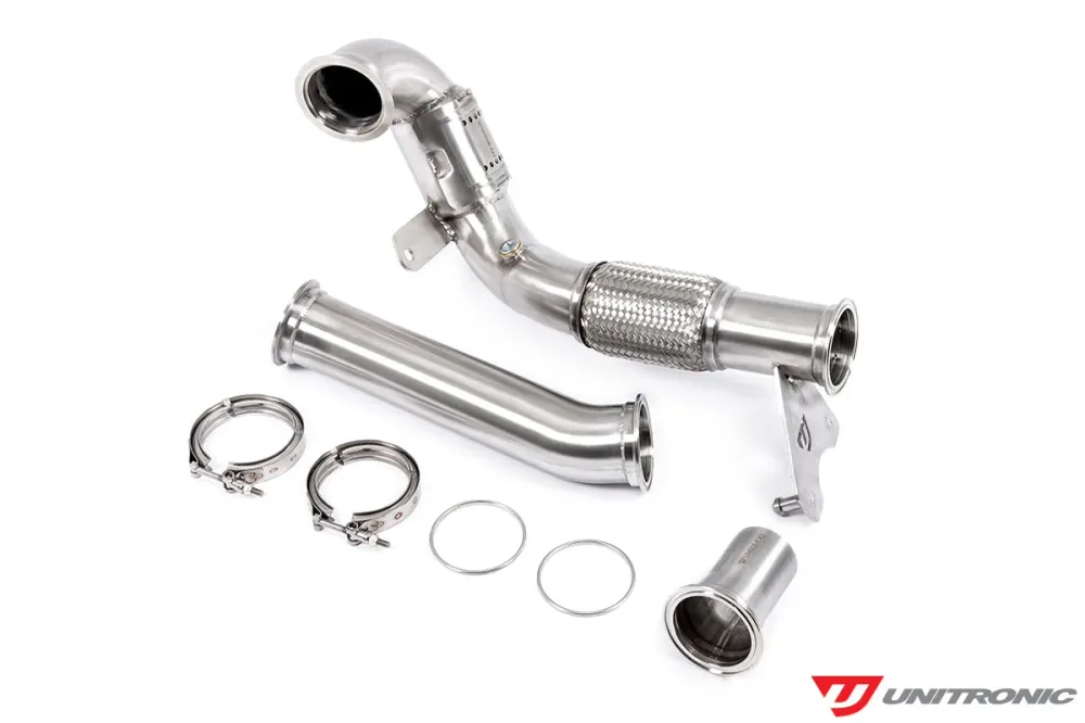 Unitronic Downpipe de 3 Polegadas para 2.0 TSI Gen3 MQB FWD (Carros EUA)
