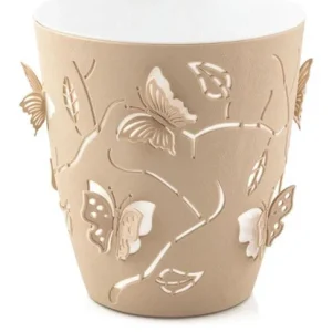 Vaso Planta Jarro Cachepot Flores Borboleta 3d 0,7l Plasvale