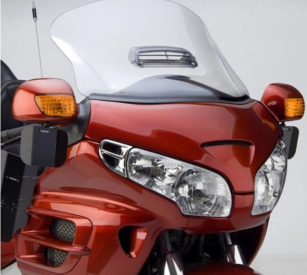 Ventilação de pára-brisa de pára-brisa de fumaç para Honda 01-12 Goldwing 1800 GL1800 2001-2012 Genérico