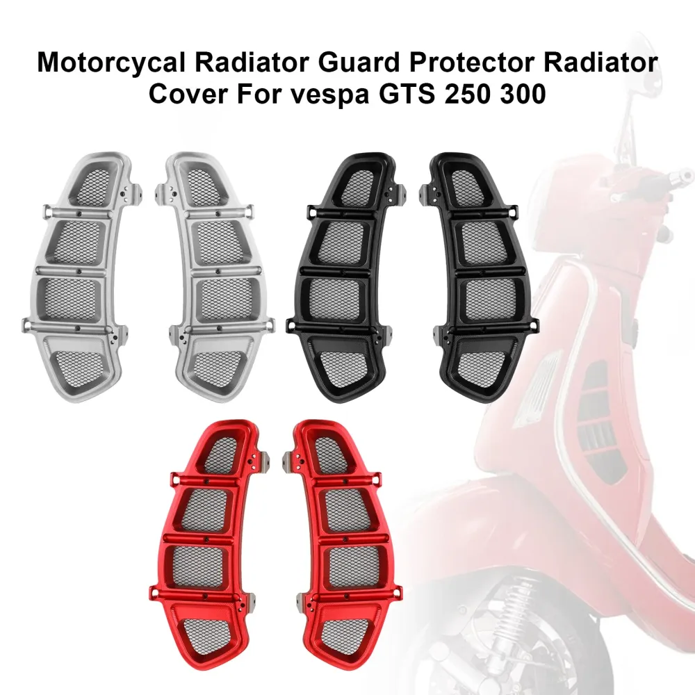 vespa GTS 250 300 Motocicleta Radiator Protetor Radiator Tampa