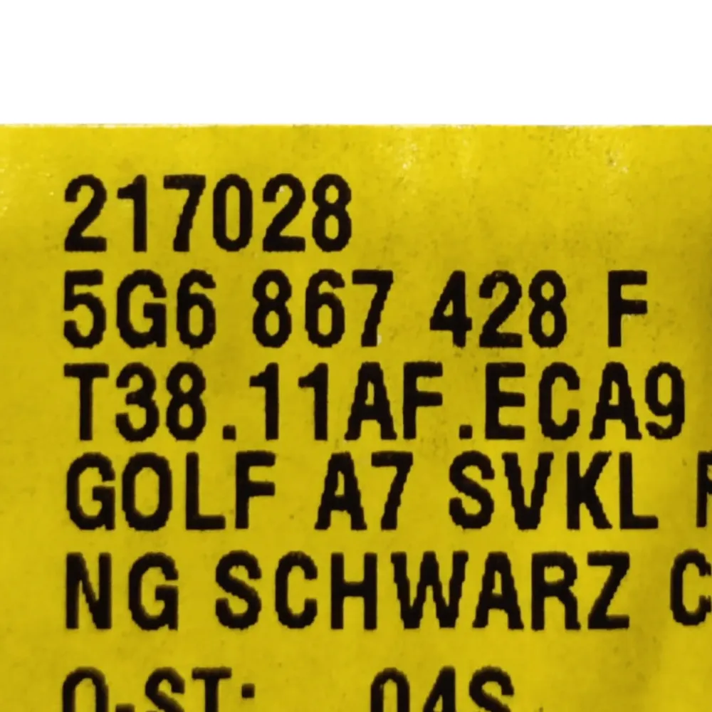 Volkswagen Golf 7 COD: 5G6867428F (2012-2019) Coating de inicialização)