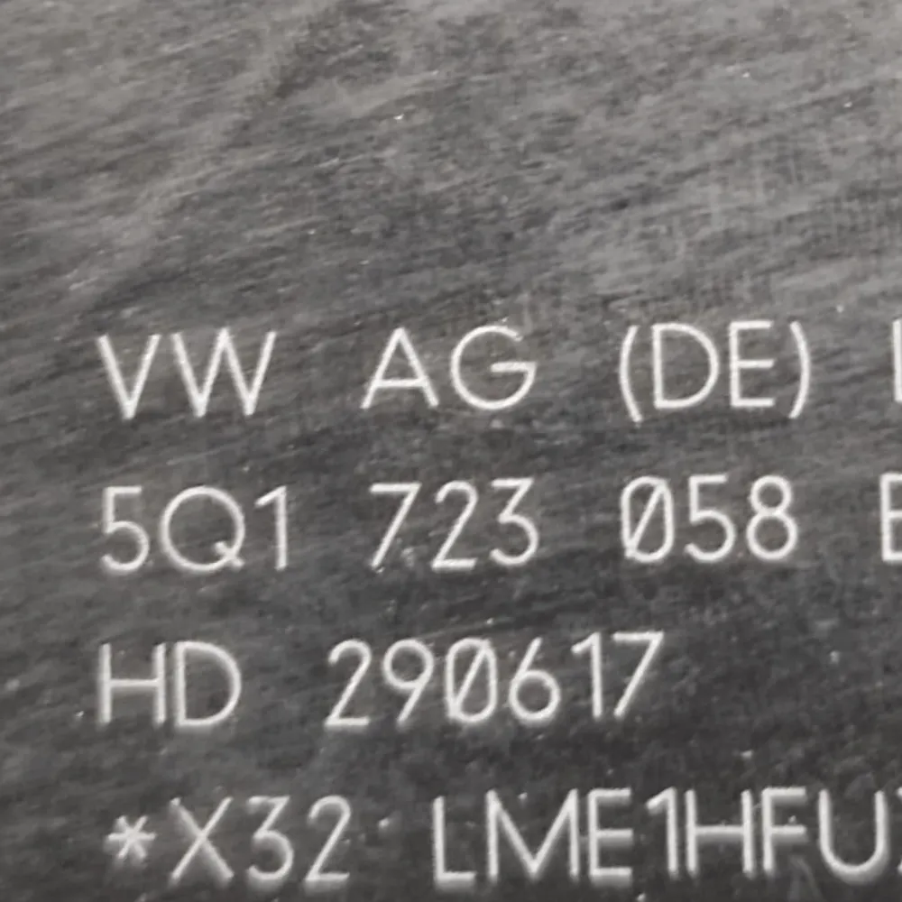 Volkswagen Golf 7 2.0 Diesel Cod Caixa de engrenagens automática Pedal: 5q1723058 (2012-2019)