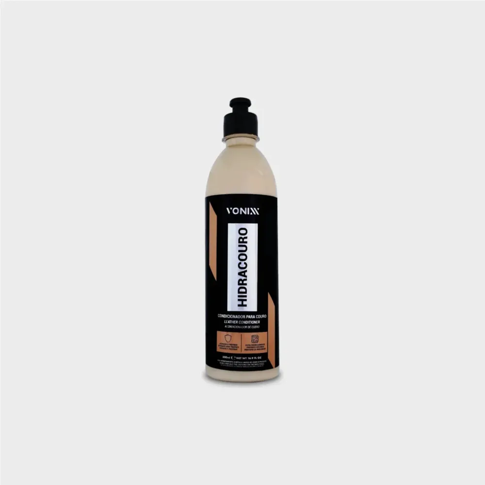 VONIXX Hidracouro 500ml – Hidratante e Protetor para Couro Automóvel